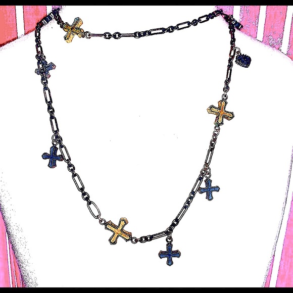 Virgins Saints & Angels San Benito Cross Necklace - Picture 4 of 16